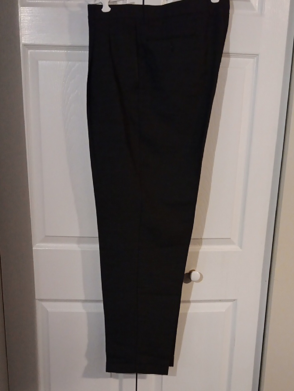 Men's Dark Heather Gray Dress Pants - Classic Tailored Fit